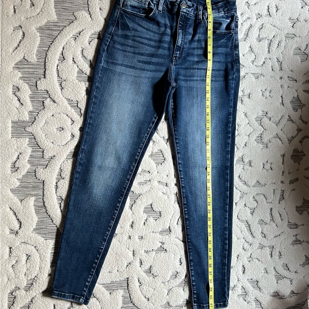 KanCan Signature High Rise Skinny Dark Wash Denim Jeans Women's Sz 32 Stretchy - Picture 9 of 11